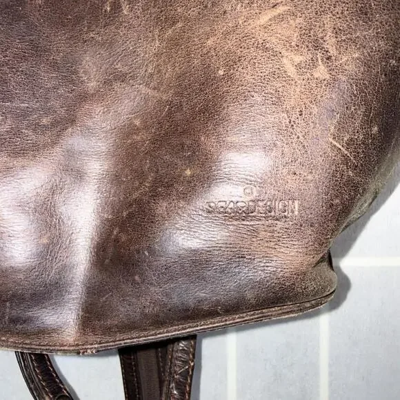 Vintage Beardesign Leather Gorpcore Outdoor Hiking Multifunctional Backpack Bag - Picture 5 of 15